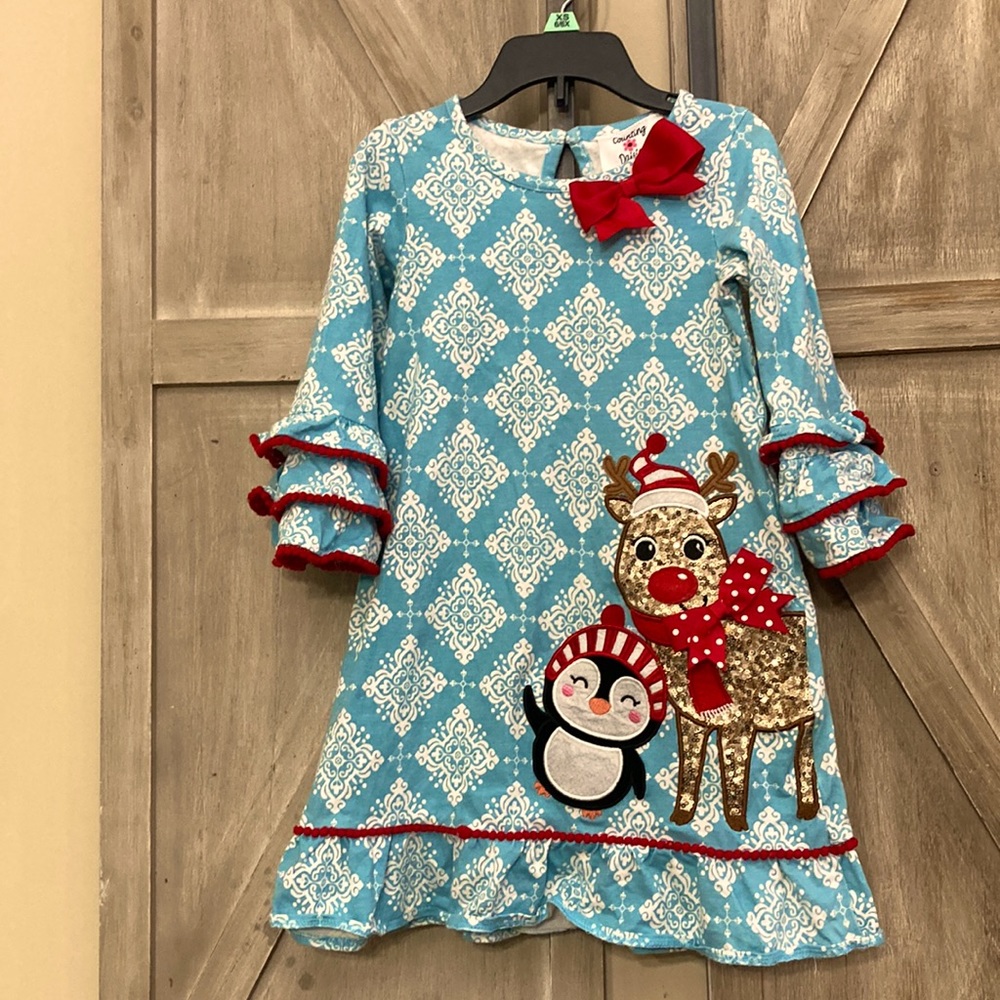COUNTING DAISIES Christmas holidays KIDS DRESS